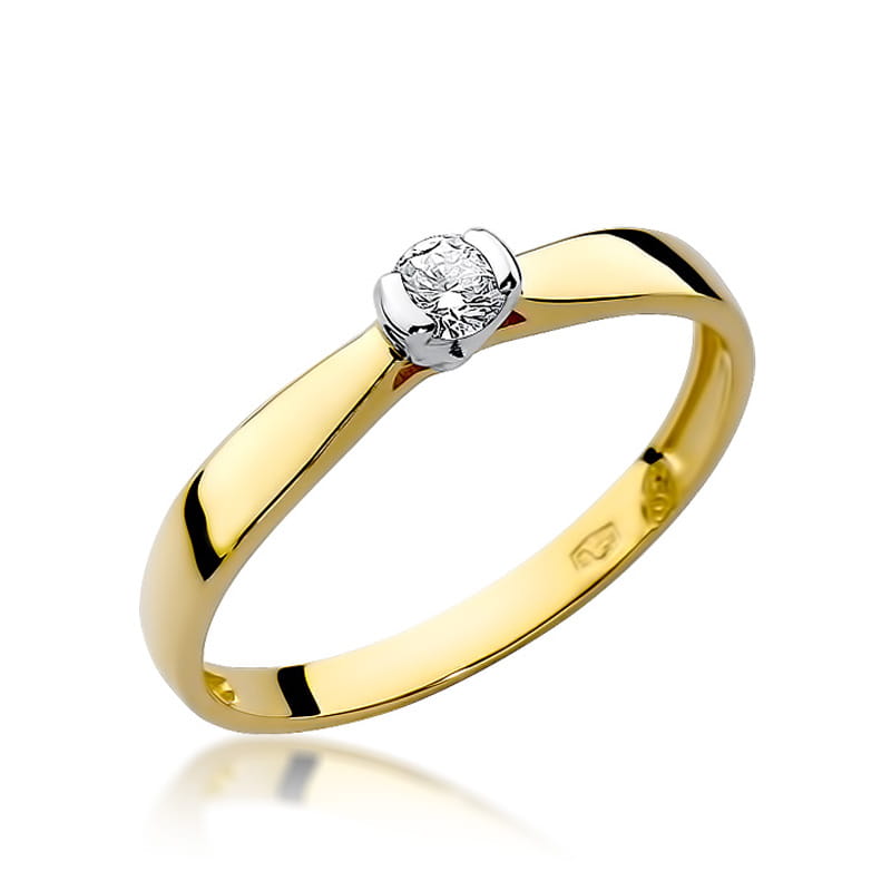 Pierścionek W223 Diament 0