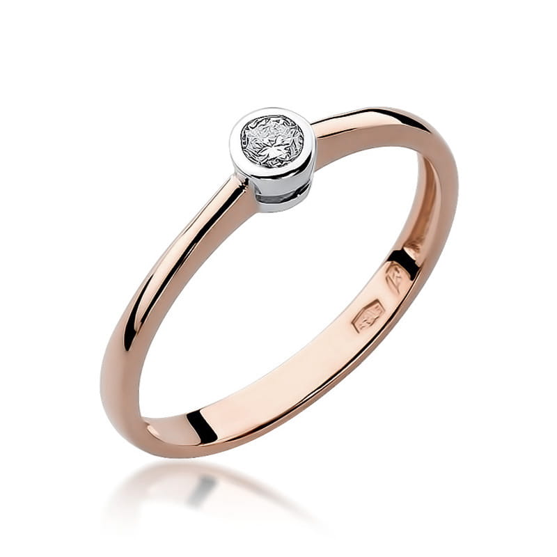 Pierścionek W224 Diament 0