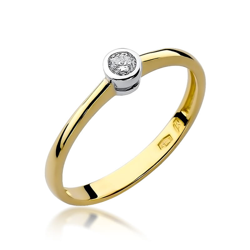 Pierścionek W224 Diament 0