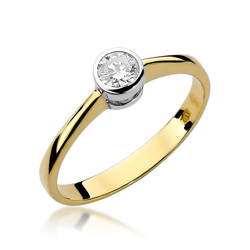 Pierścionek W224B Diament 0