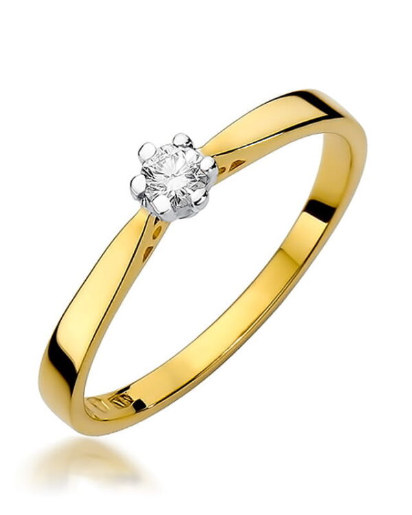 Pierścionek W229 Diament 0