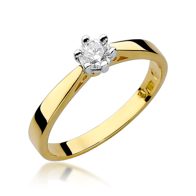 Pierścionek W229B Diament 0