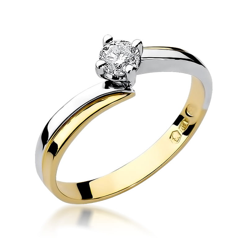 Pierścionek W231B Diament 0