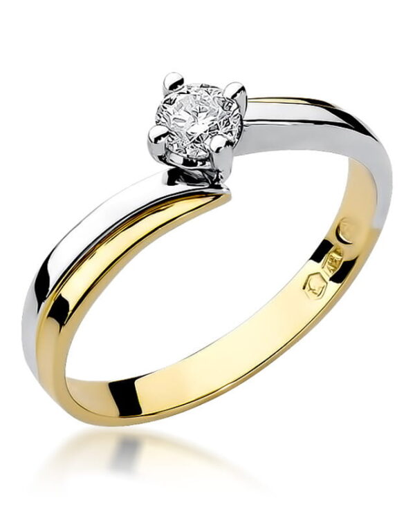 Pierścionek W231B Diament 0