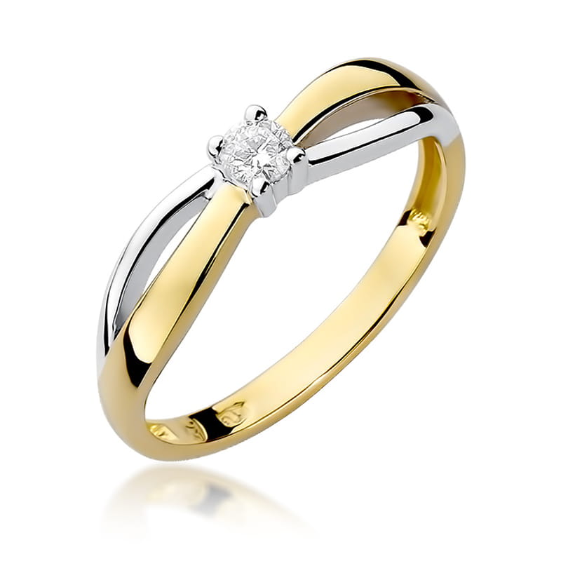 Pierścionek W248 Diament 0