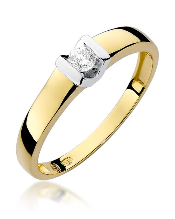 Pierścionek W249 Diament 0