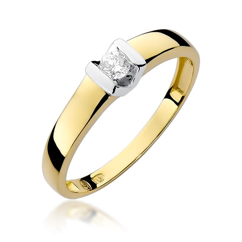 Pierścionek W249 Diament 0