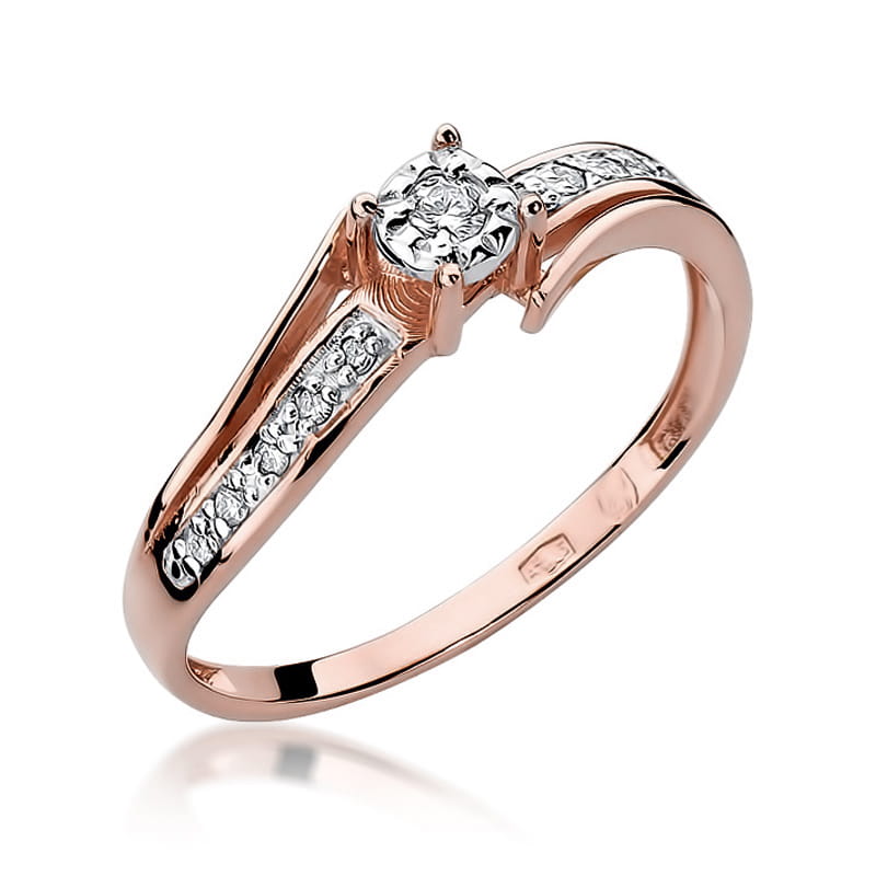 Pierścionek W269 Diament 0