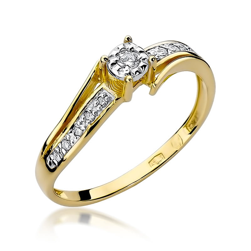 Pierścionek W269 Diament 0