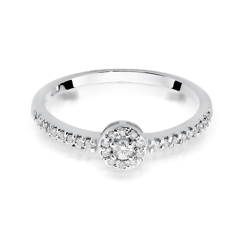Pierścionek Diament 0,05ct białe złoto 3 05ct białe złoto Jubiler Kraków BigDIAMOND