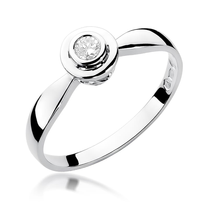 Pierścionek W294 Diament 0