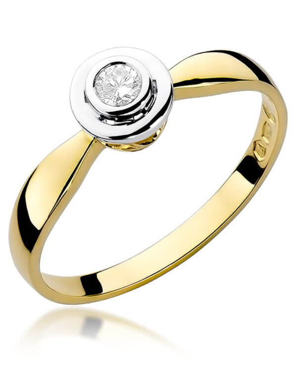Pierścionek W294 Diament 0