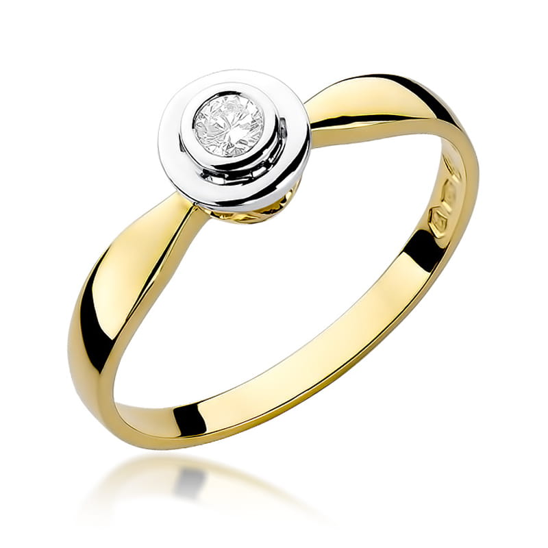 Pierścionek W294 Diament 0