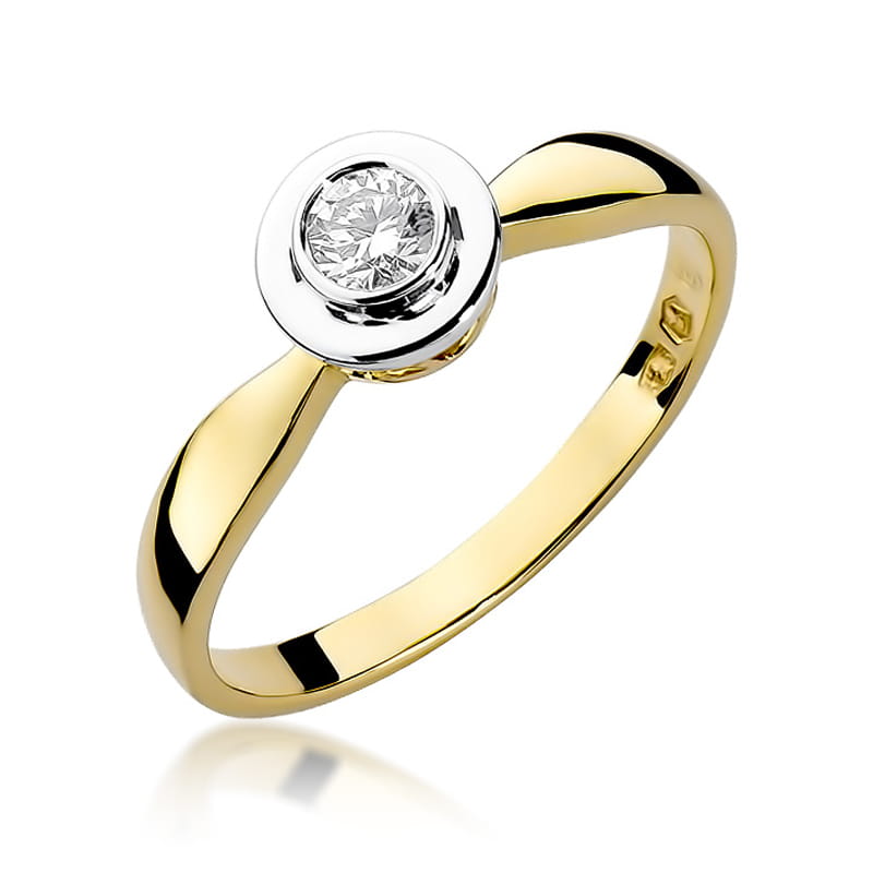 Pierścionek W294 Diament 0