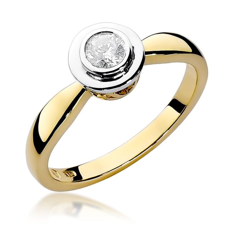 Pierścionek W294 Diament 0