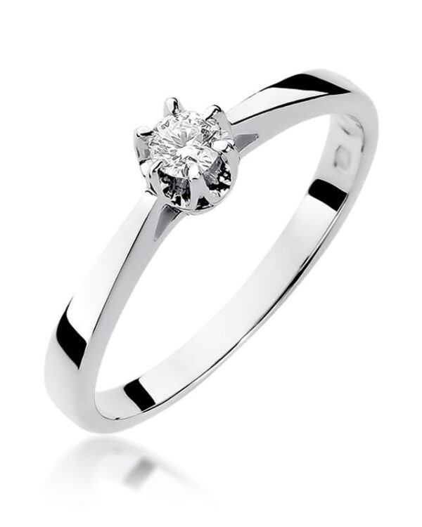 Pierścionek W295 Diament 0