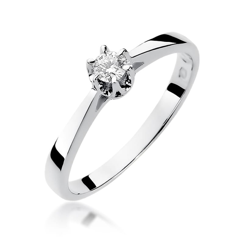 Pierścionek W295 Diament 0