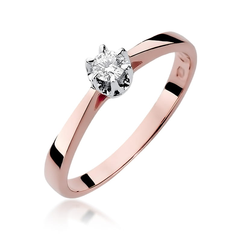Pierścionek W295 Diament 0