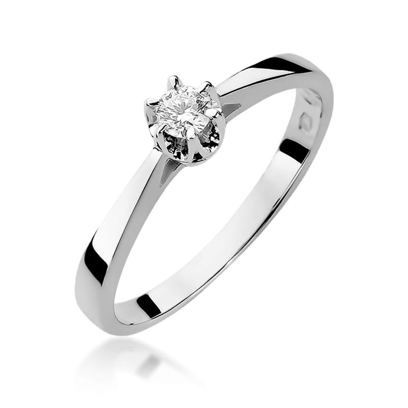 Pierścionek W295 Diament 0