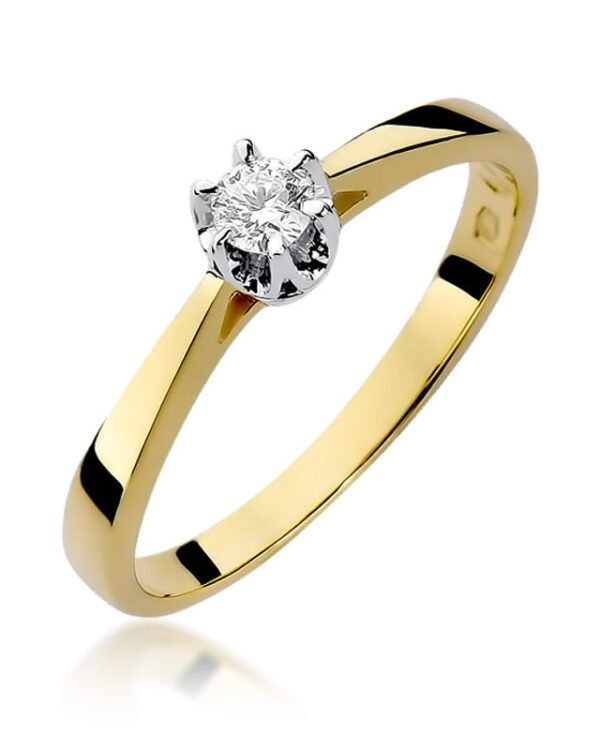 Pierścionek W295 Diament 0