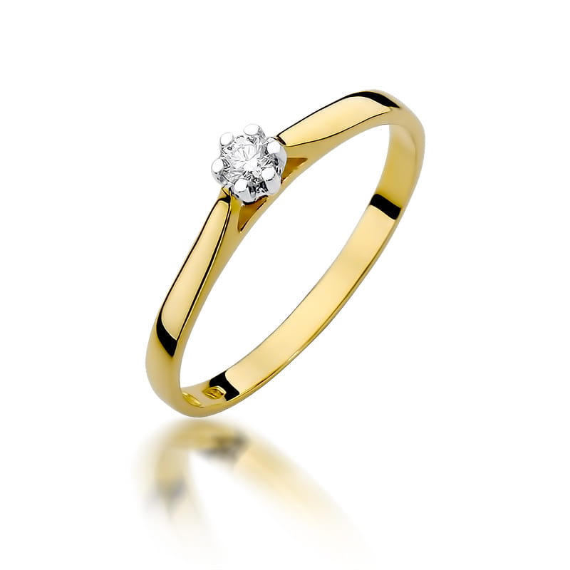 Pierścionek W311 Diament 0
