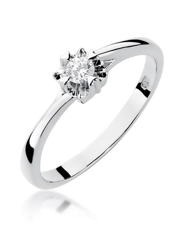 Pierścionek W318 Diament 0