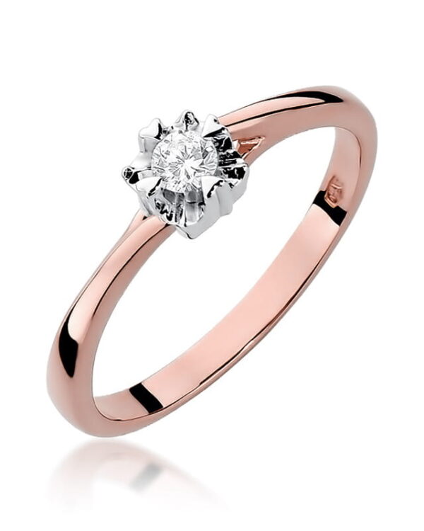 Pierścionek W318 Diament 0