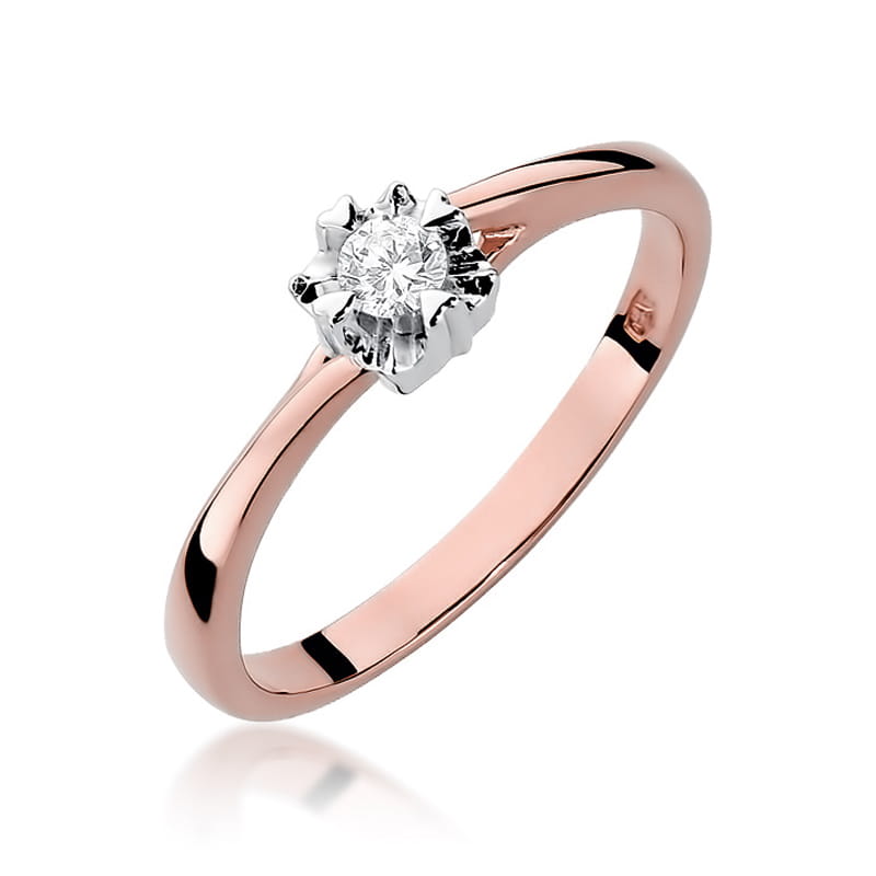 Pierścionek W318 Diament 0