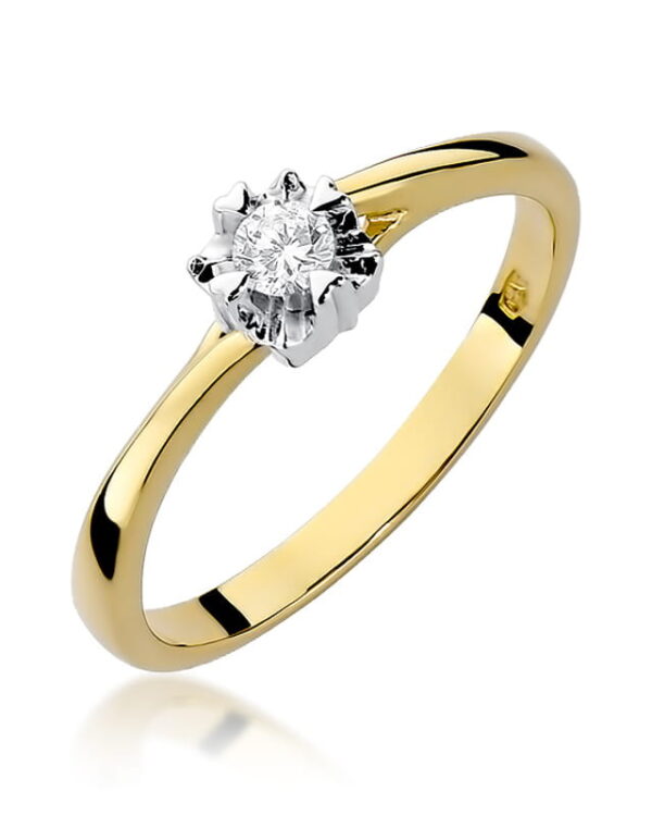 Pierścionek W318 Diament 0