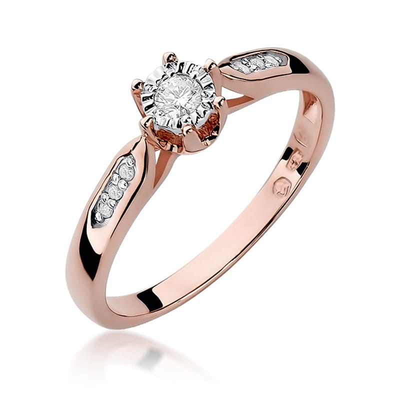 Pierścionek W328 Diament 0