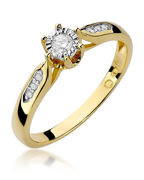 Pierścionek W328 Diament 0