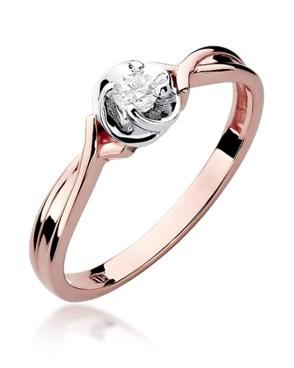 Pierścionek W329 Diament 0