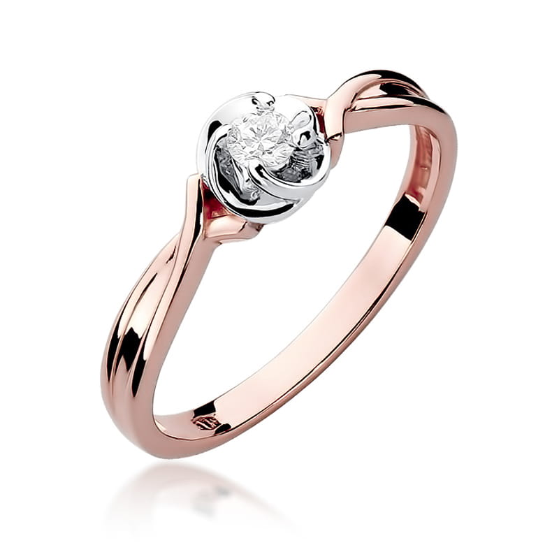 Pierścionek W329 Diament 0