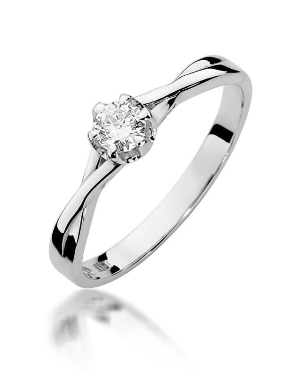 Pierścionek W340B Diament 0