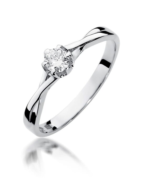 Pierścionek W340B Diament 0