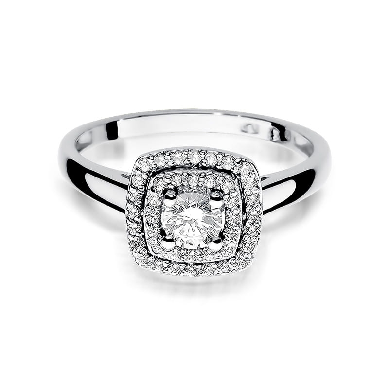 Pierścionek Diament 0,30ct białe złoto 3 30ct białe złoto Jubiler Kraków BigDIAMOND