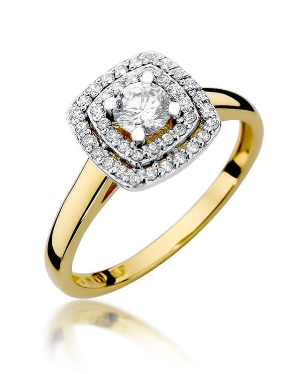 Pierścionek W345 Diament 0