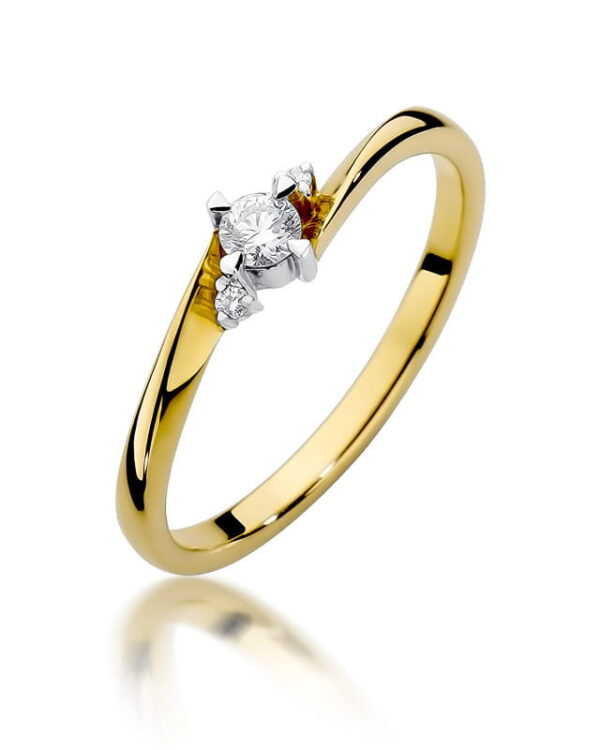 Pierścionek W346 Diament 0