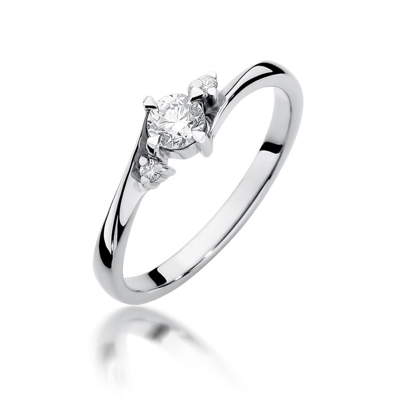 Pierścionek W346B Diament 0