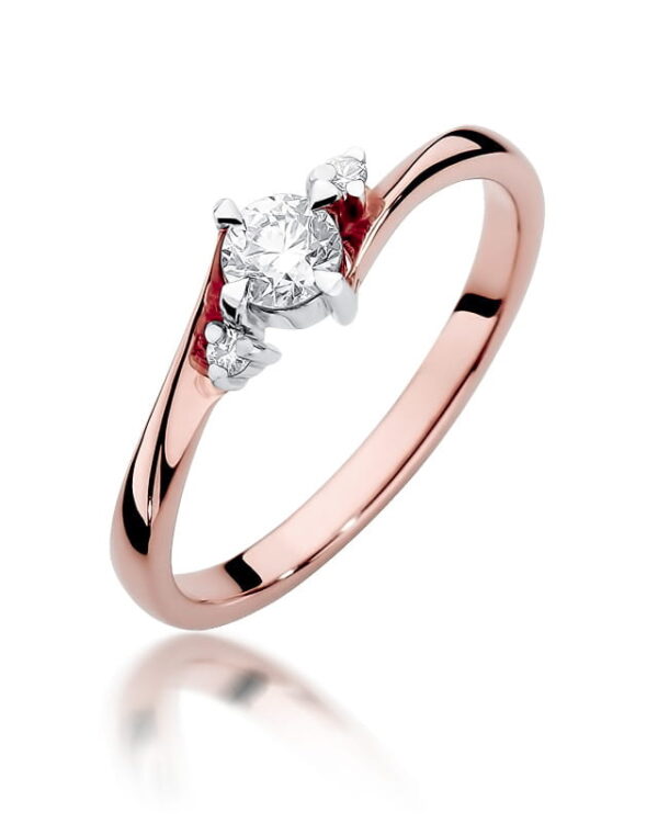 Pierścionek W346B Diament 0