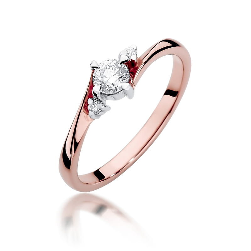 Pierścionek W346B Diament 0