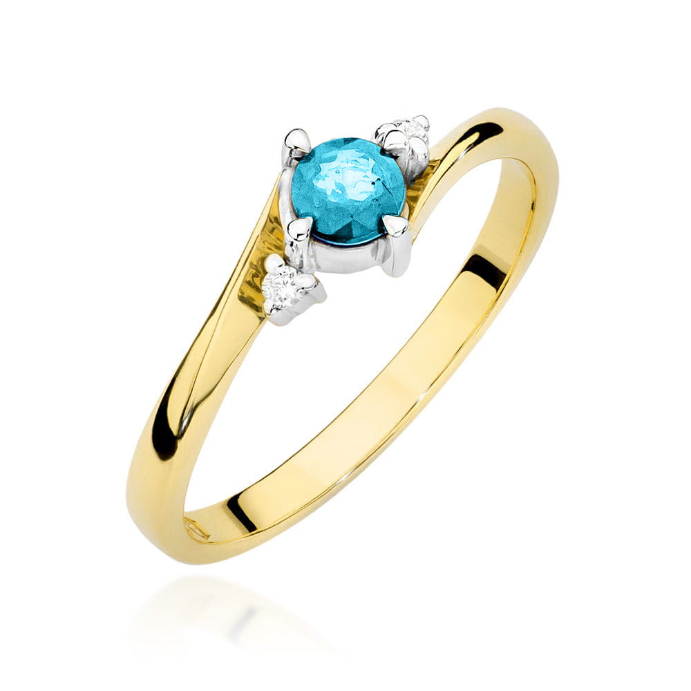 Pierścionek W346B Topaz 0
