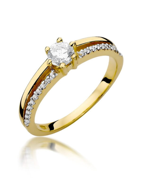 Pierścionek W355 Diament 0