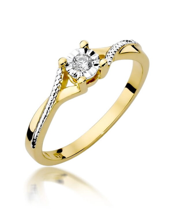 Pierścionek W361 Diament 0