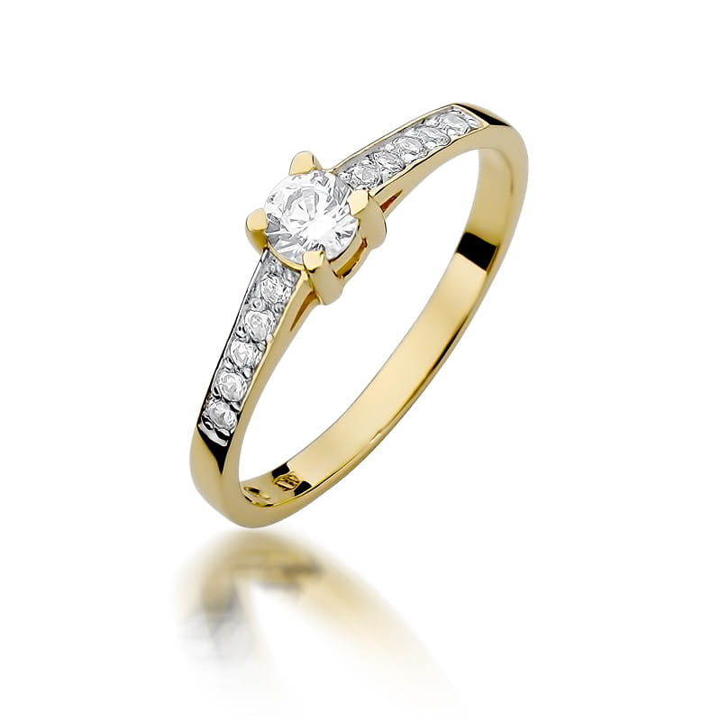 Pierścionek W364 Diament 0