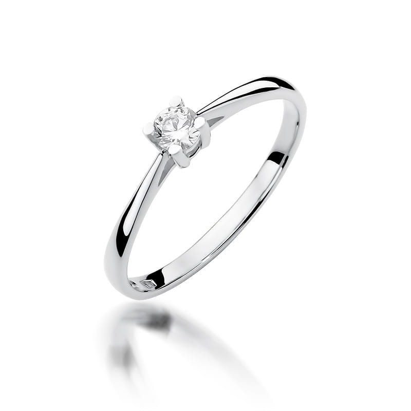 Pierścionek W367 Diament 0