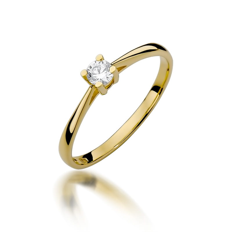 Pierścionek W367 Diament 0