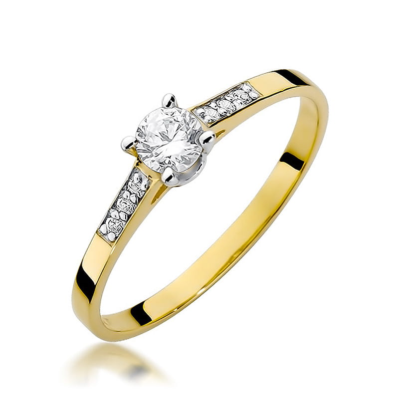 Pierścionek W399 Diament 0
