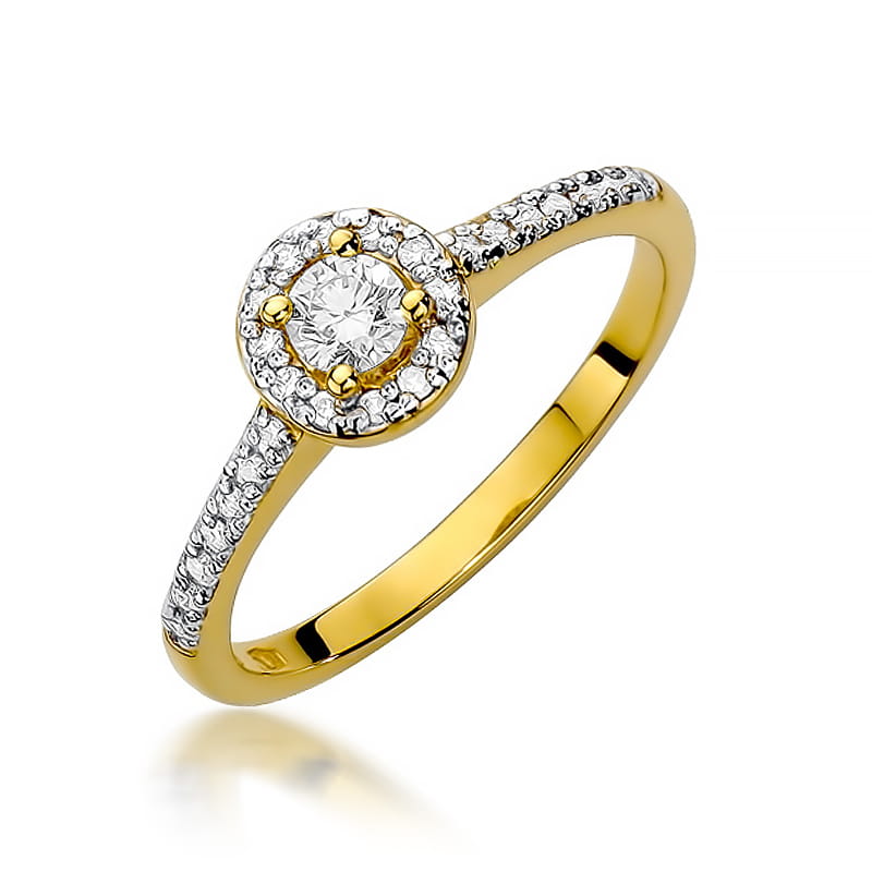 Pierścionek W406 Diament 0