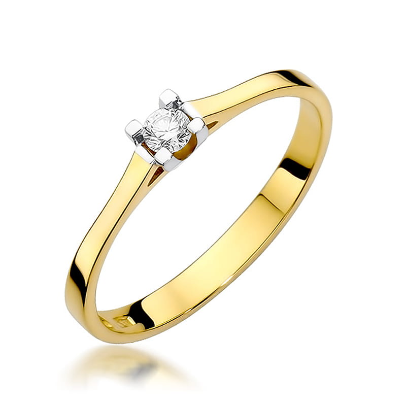 Pierścionek W407 Diament 0
